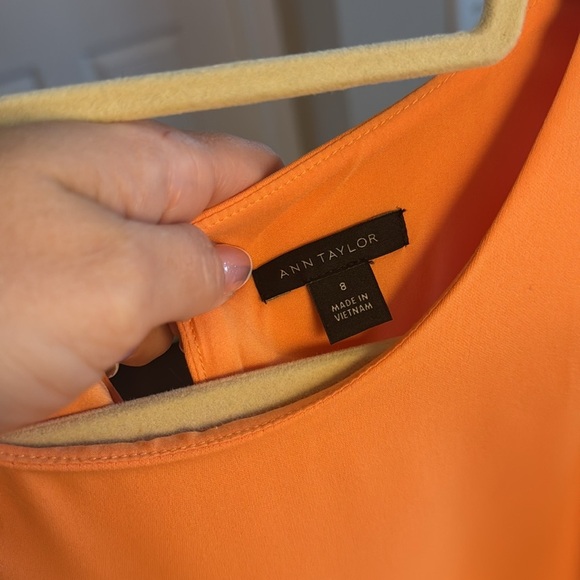 A line shift dress from Ann Taylor Creamsicle orange - Picture 2 of 3